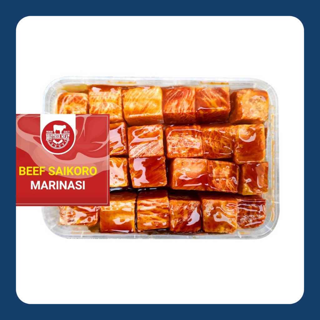 

Beef Saikoro Meltique Marinasi 500gr - Brothermeatshop