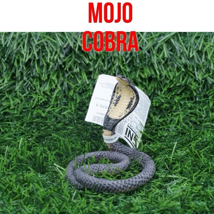 MOJO Fun Cobra Snake Ular Kobra Serpentes Mainan Binatang Miniature Hewan Animal Figurine Pajangan A