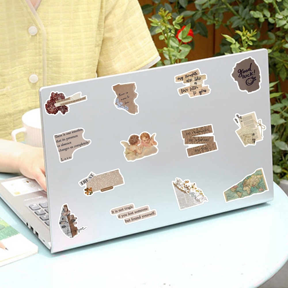 

Stiker Aesthetic GAYA RETRO INS Stiker Pack Koran Sastra Dan Seni Stiker Kualitas tinggi Tahan Gores Decal Vinyl Stiker Anti Air- Sticker Buku Journal Koper Stiker Casing hp Stiker Laptop Stiker Helm Motor