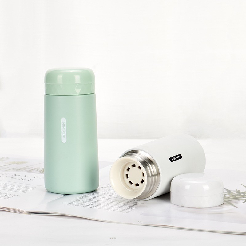 Convenient Mini Stainless Steel 150ml Thermos Cup Ultra-compact Portable Leak-proof Fashion Water Cu