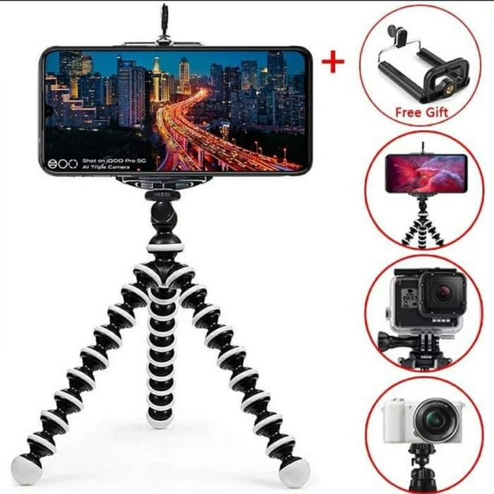 DIKARA Tripod Gorilla M Gorila Medium Tripod Multifungsi Tripod Youtuber