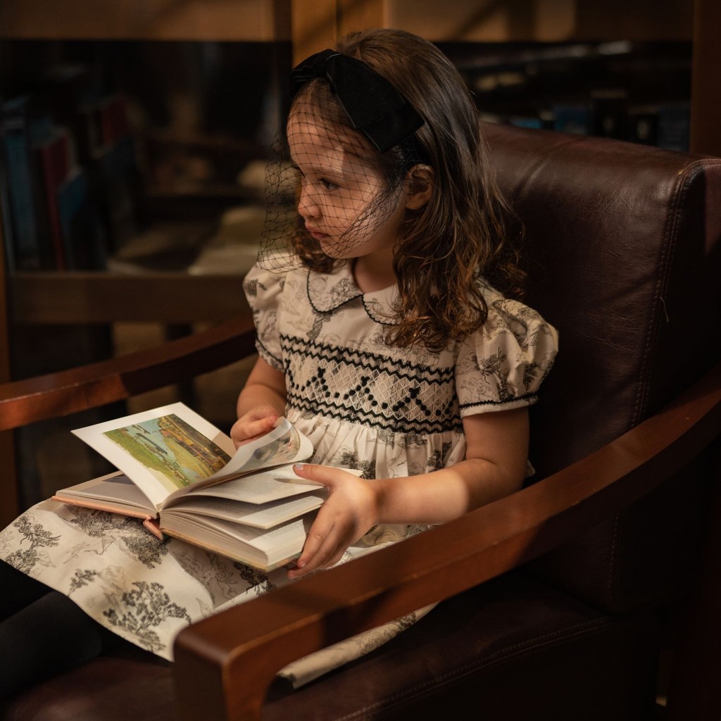 DEAR GG Annie Dress in Midnight | Dress Anak Perempuan | Dress Anak-Anak