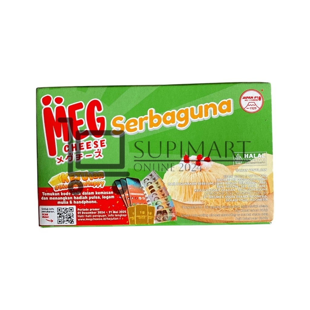 

Meg Keju Serbaguna 120gr Rasa Ok