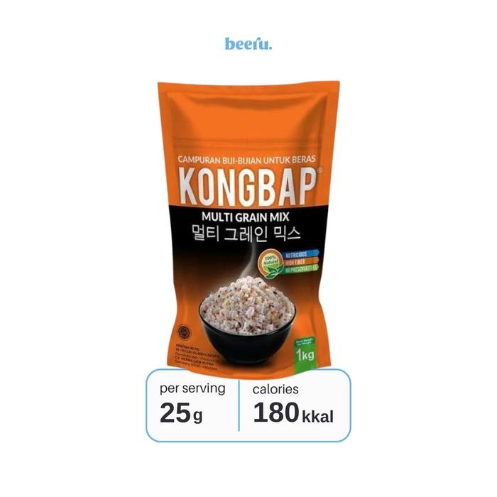 

Kongbap Multi Grain Mix For Rice Pouch 1 Kg