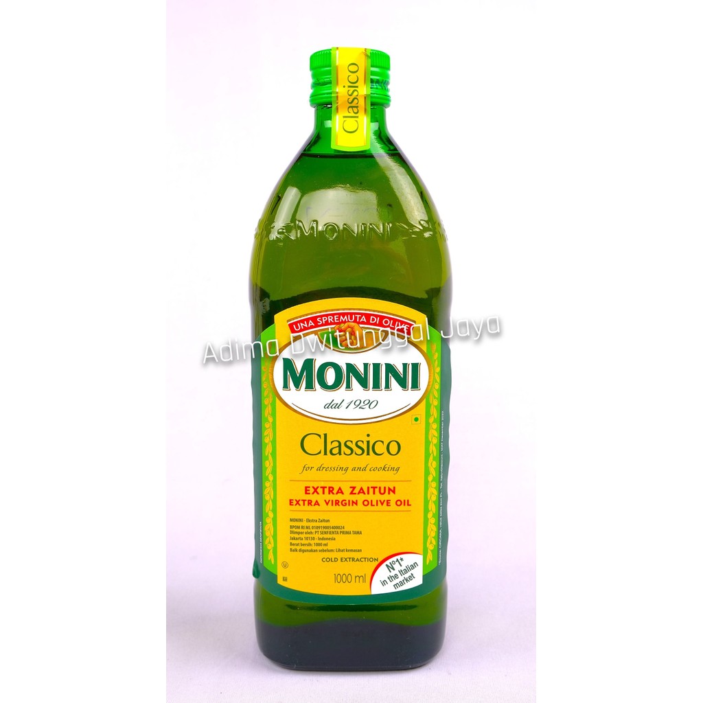 

Monini Extra Virgin Olive Oil 1 Liter / Minyak Zaitun Murni 1 Liter