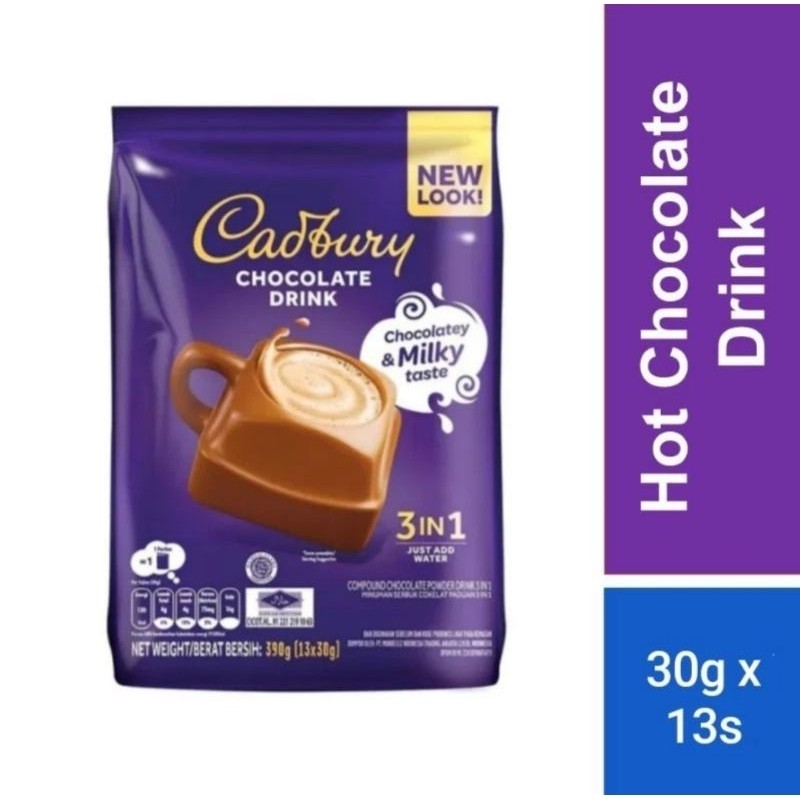

TERLARIS Cadbury 3in1 Hot Chocolate Drink Thailand (30g x 13 Sachet)