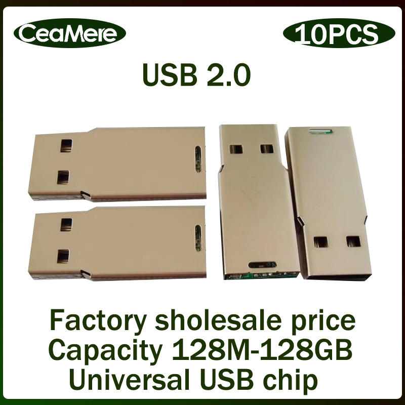 10pcs USB chip stick memory flash 4GB 8GB 16GB 32GB 64GB 128GB USB 2.0 short board U disk chip pendr