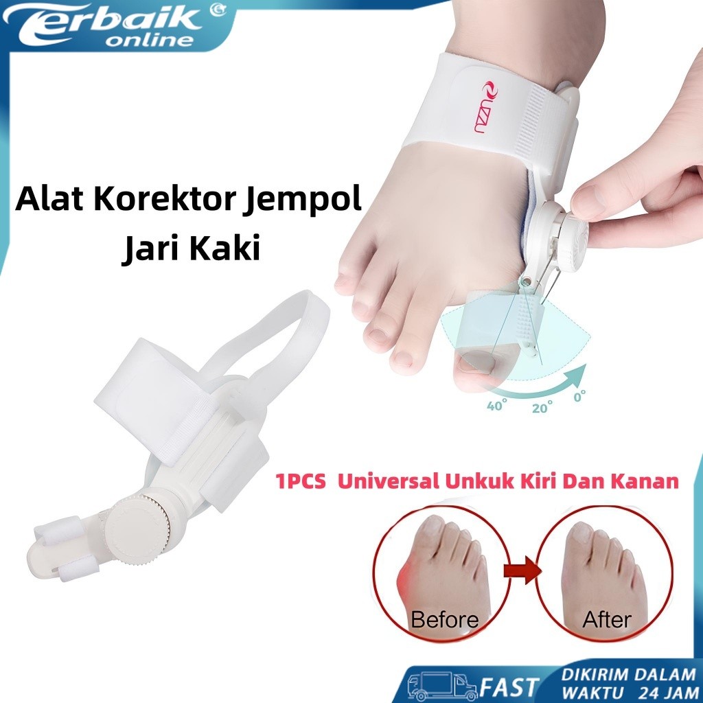 Alat Korektor Jempol Jari Kaki Pelurus Corrector Bunion Hallux Valgus Pelindung Jari Kaki Bunion