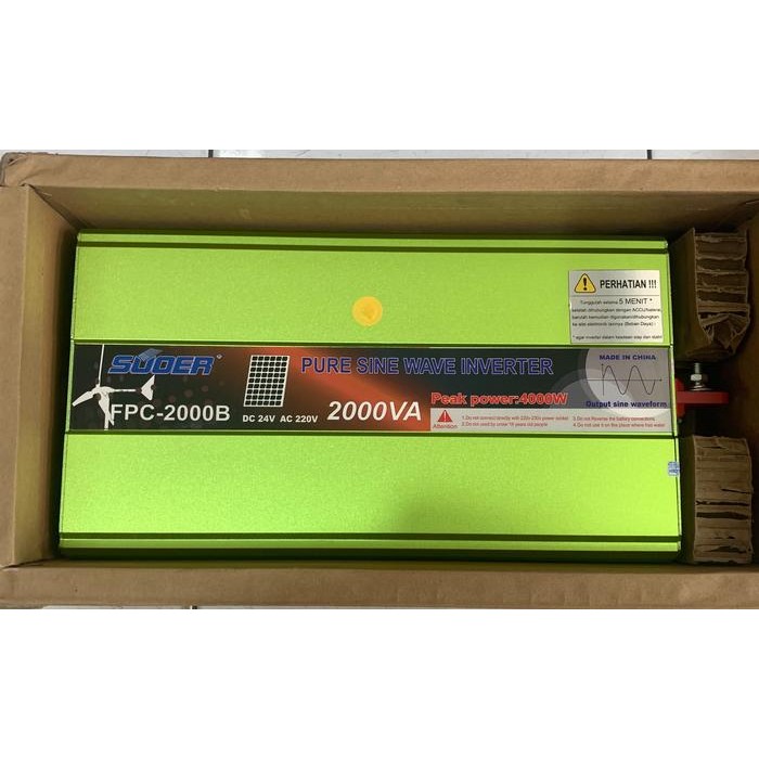 Inverter suoer pure sine wave 24V FPC-2000B solar panel surya - FPC-2000B