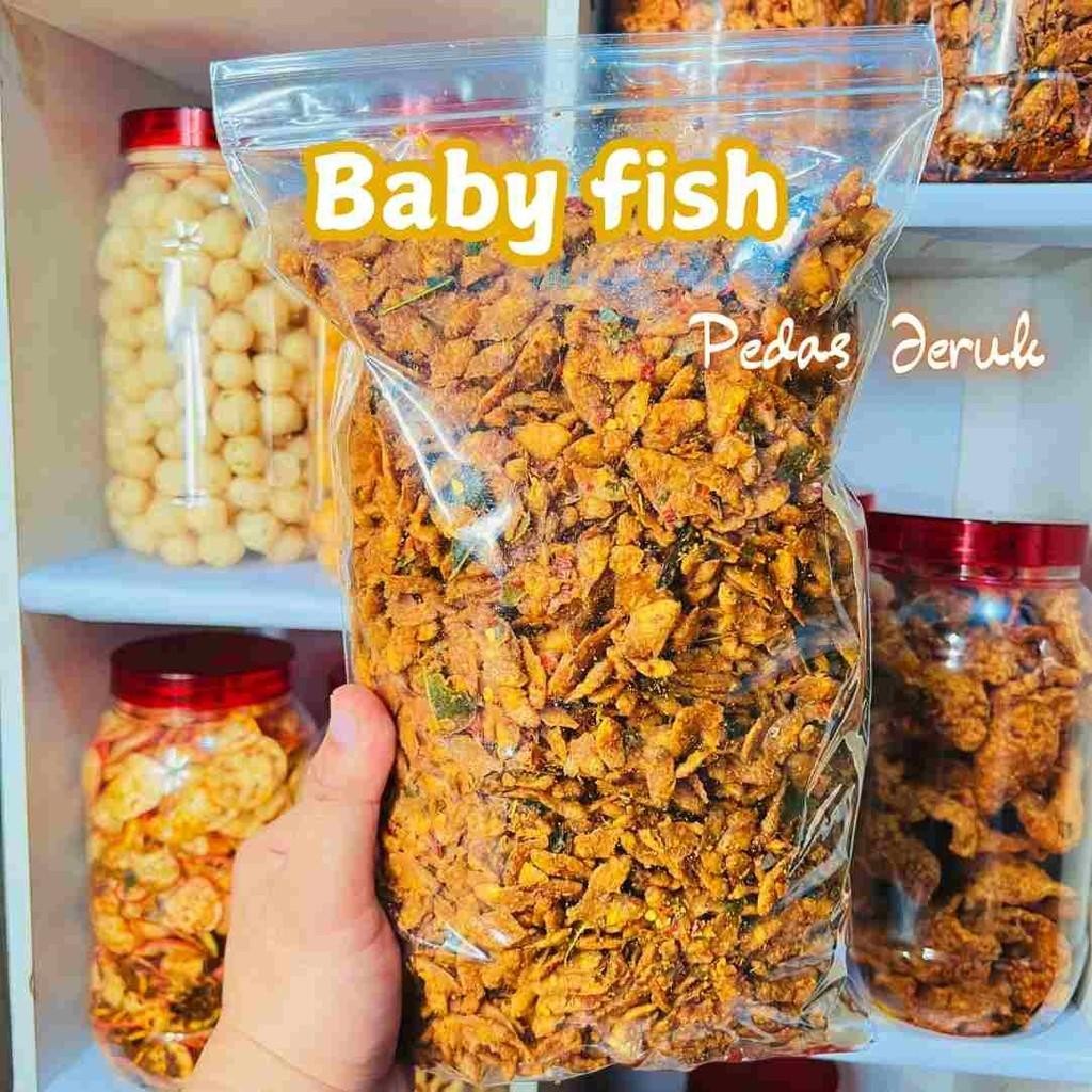 

Baby Fish | Baby Fish Crispy 500gr | Baby Fish Ikan Nila Crispy Food Snack Pedas Gurih