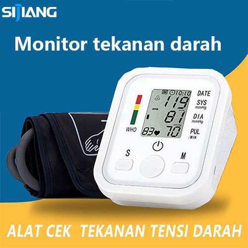 SIJIANG【Tak Ada Suara Dan Cahaya】alat Tensi Darah Digital/tensi Darah Digital/alat Tensi Darah/alat 