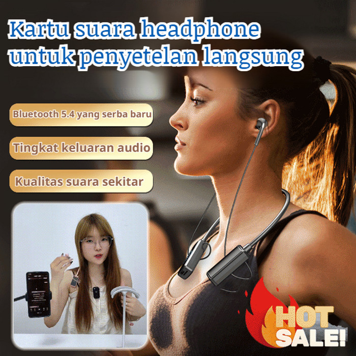 [COD+Pengiriman 24 Jam] Headset Bluetooth Nirkabel Terlaris/Headset Bluetooth Olahraga Antihilang Da