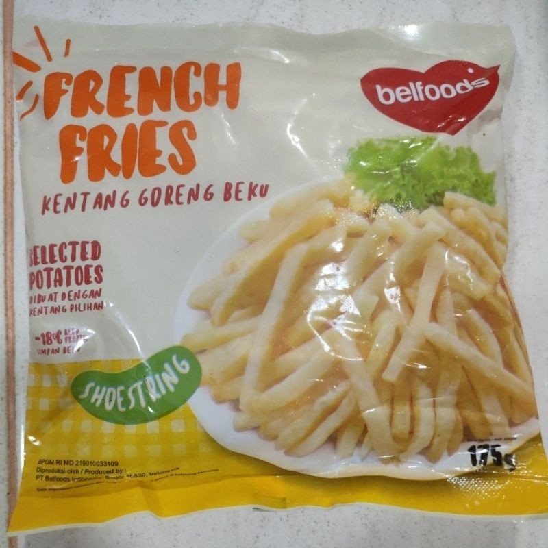 

kentang goreng beku 175g / belfoods kentang goreng 175g