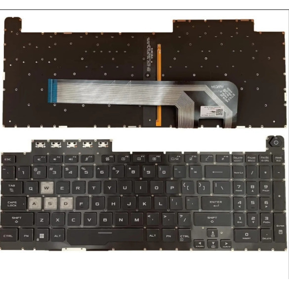 Keyboard Asus TUF Gaming F15 A15 FX506 FX506LH FX506H F17 FX706 US Black
