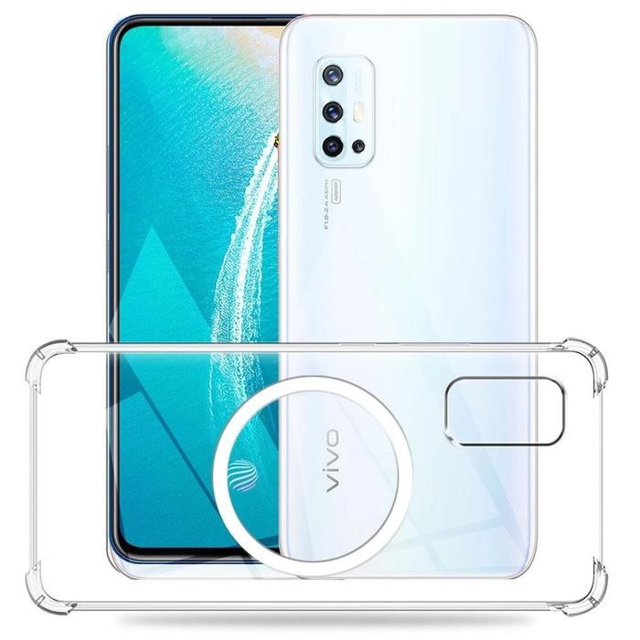 CASE VIVO V19 MAGSAFE Wireless Magnetic Tpu Premium Bumper Magnetic Clear