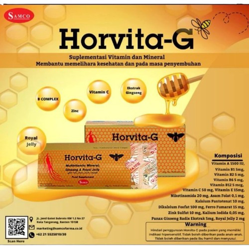 Horvita-G Multivitamin Samco Farma Untuk Kesehatan