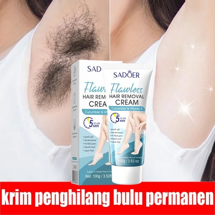SADOER painless hair removal cream underarm hair removal cream mild delay hair growth body care crea