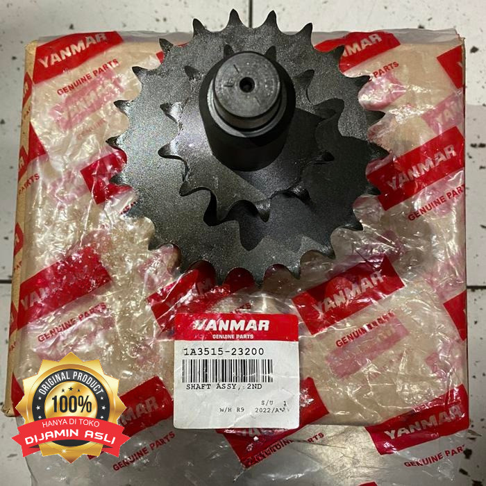 2nd shaft Yanmar REVO 12-2 Original DIJAMIN ASLI YANMAR