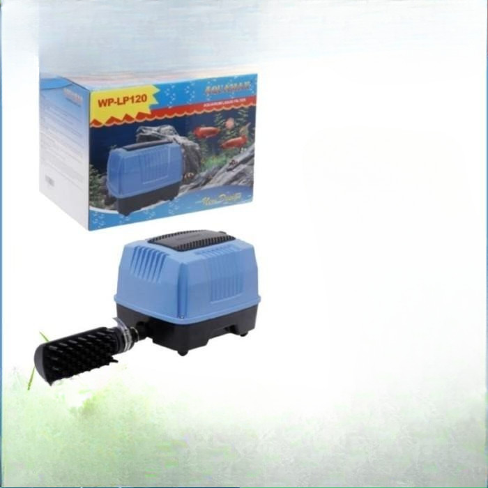 pompa udara aerator AQUAMAN LP 120 AIR PUMP TEKANAN BESAR AERATOR BLOWER AQUARIUM KOLAM aerasi gelem