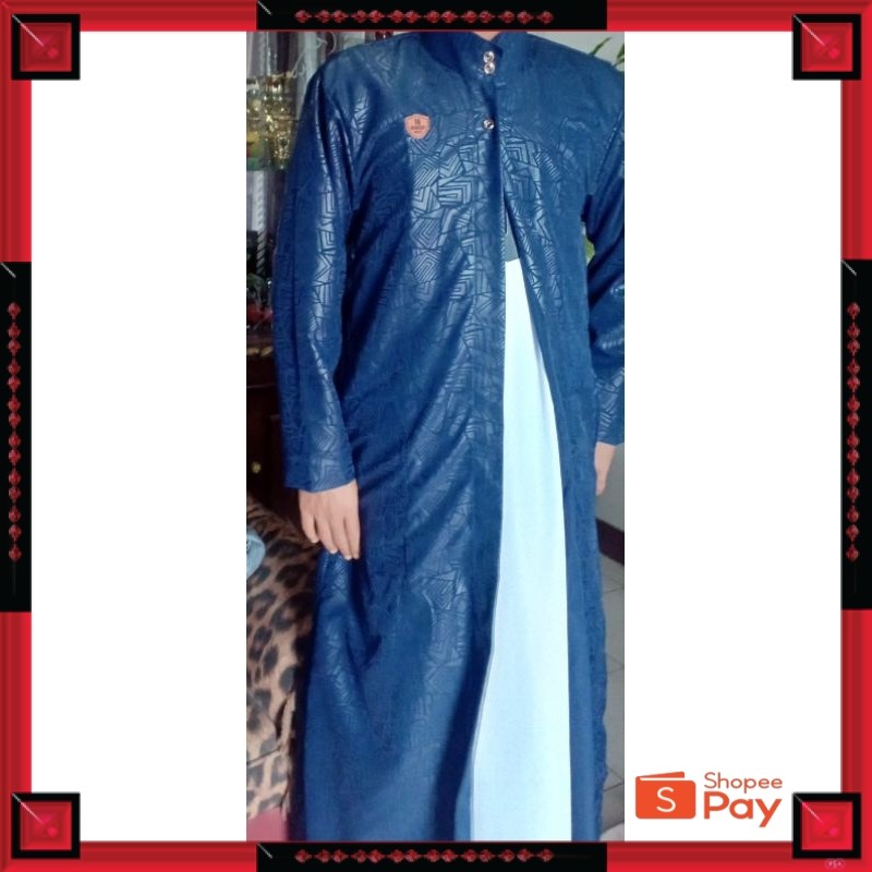[PREMIUM ORIGINAL] JUBAH GAMIS ARAB LUARAN   EMBOS remaja pria dewasa jubah luar saja