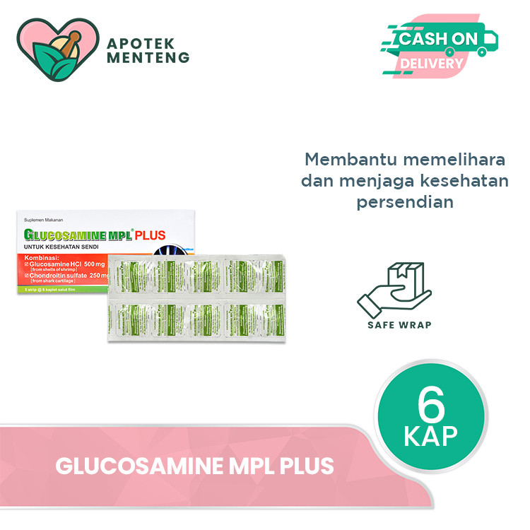 Glucosamine Mpl Plus 6 Kaplet - Suplemen Kesehatan Persendian