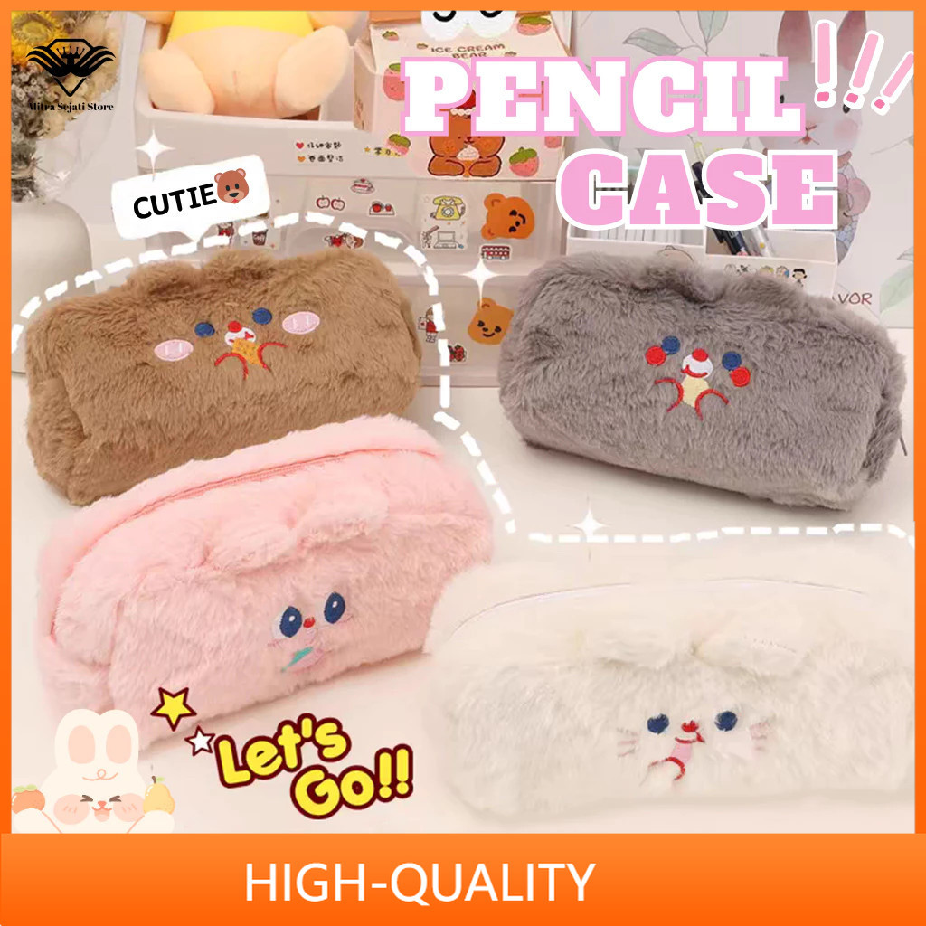 

【COD】Tempat pensil / soft cute Tas pensil / kosmetik / Kantung rias kecil / kosmetik pouch