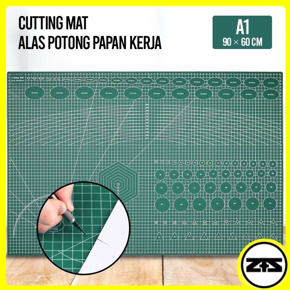 

Working Pad Cutting Mat Alas Potong Papan Kerja A1 90x60cm - QJ4