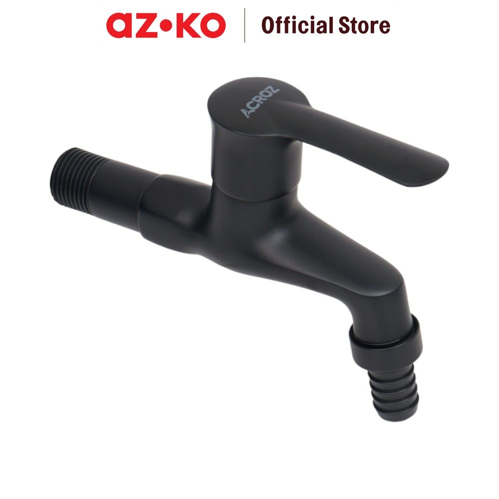 AZKO Acroz Veneto Keran Taman T2008B - Hitam Kran Air Outdoor Serbaguna Peralatan Taman Pengalir Air