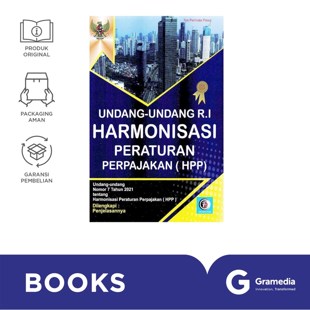 Undang-Undang R.I Harmonisasi Peraturan Perpajakan ( Tim Permata Press )