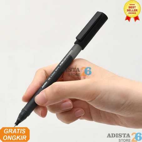 

Kaco Right Choice Set Pena Pulpen Gel 0.5mm Tinta Hitam 7PCS - K100