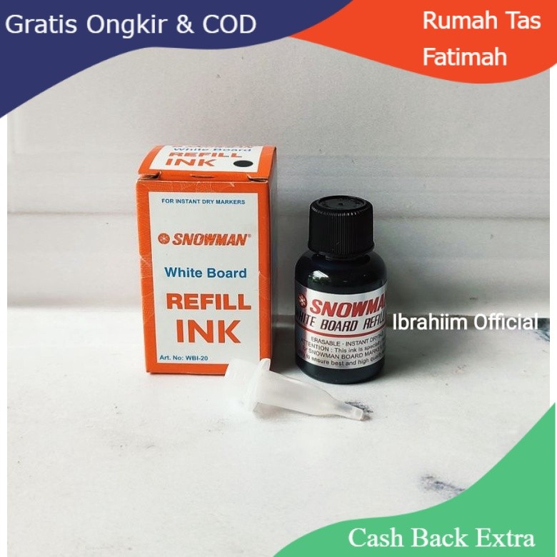 

Promo REFILL SPIDOL SNOWMAN BROADMAKER REFILL SPIDOL SNOWMAN WHITE BOARD MAKER REFILL INK By Rumah Tas Fatimah