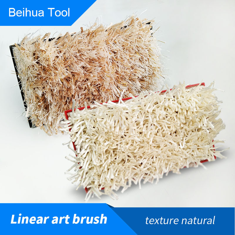 

Art Paint Linear Brush Magic Color Paint Special Brush Texture Tool for Wall Decoration Art Paint Tool235x130mm