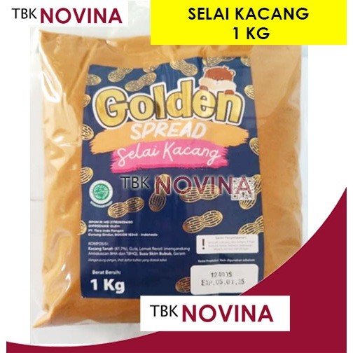 

[ 1 KG ] SELAI KACANG GOLDEN SPREAD / Peanut Butter Jam