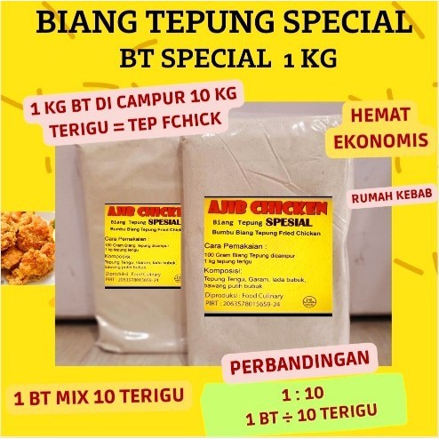 

Tepung bumbu Biang Tepung Fried Chicken Special 1000 gram