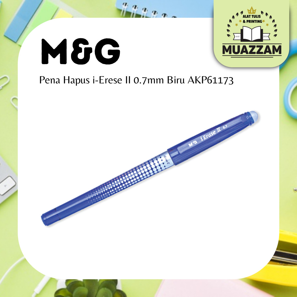 

M&G Pena Hapus II 0.7 Biru AKP61173
