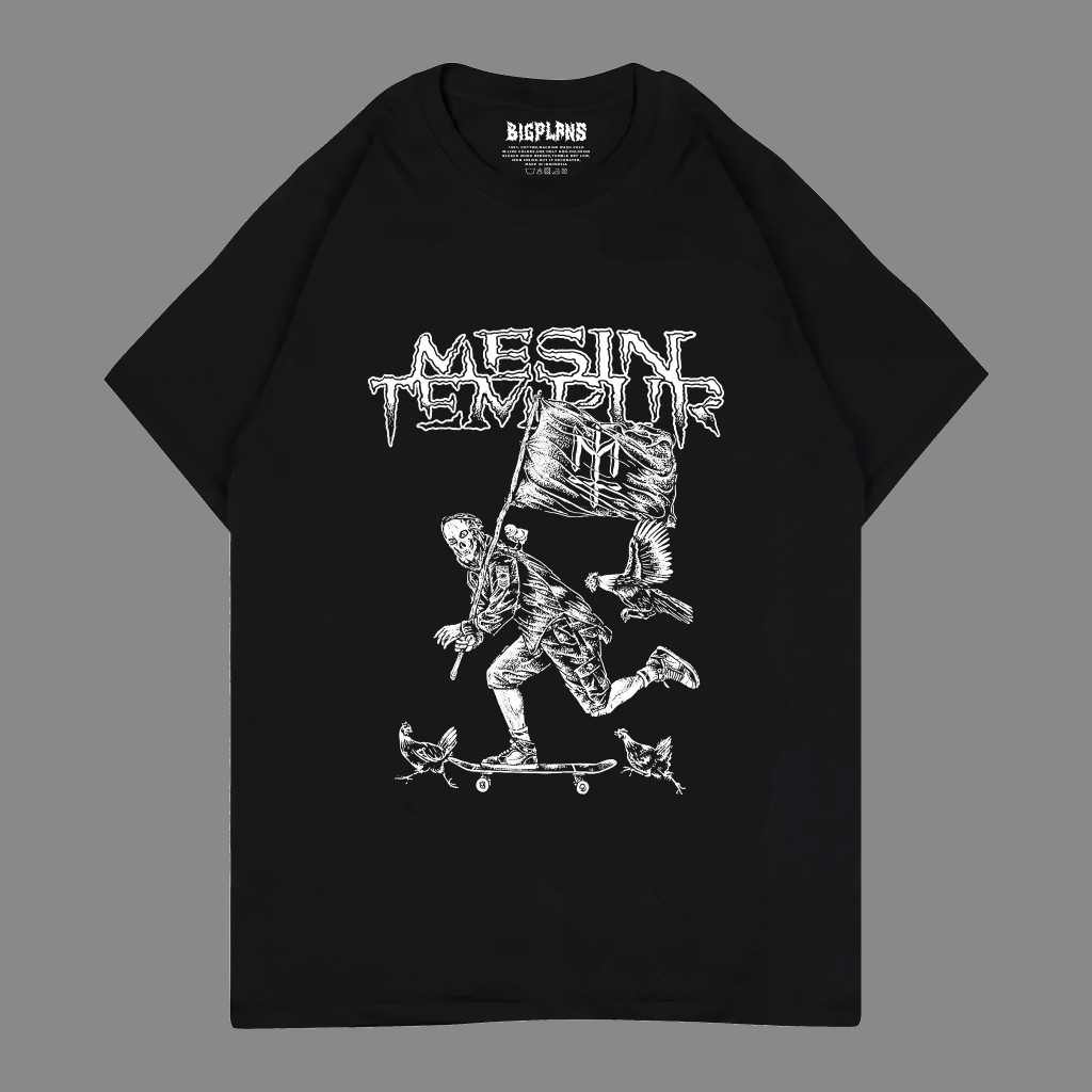 kaos mesin tempur x maternal / kaos mtrnl / kaos band mesin tempur / kaos band distro pria wanita te