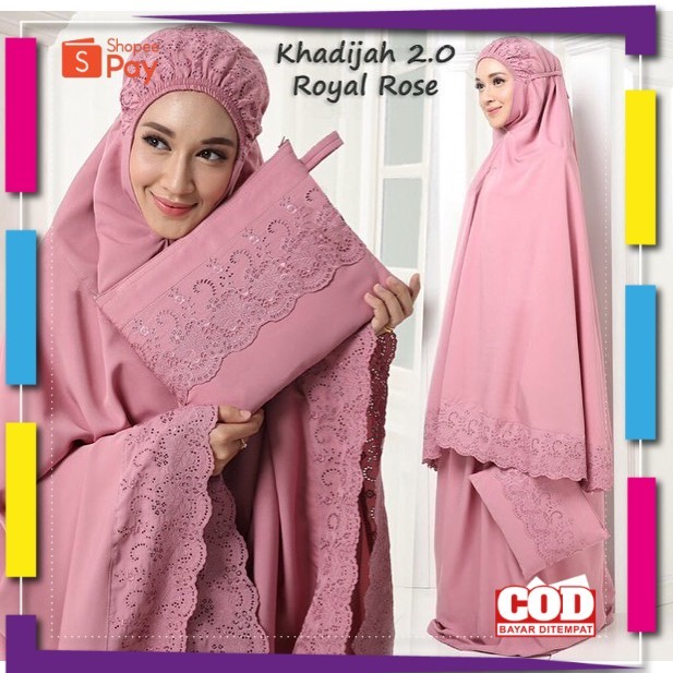 [PREMIUM ORIGINAL] MUKENA KHADIJAH MUKENA MURAH MUKENAH KHADIJAH TERBARU TELEKUNG KHADIJAH SHOLAT