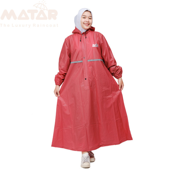Busana Muslim Wanita Modern Modis Trendy Bahan Berkualitas Bagus /Jas Hujan Gamis Wanita Muslimah Ju