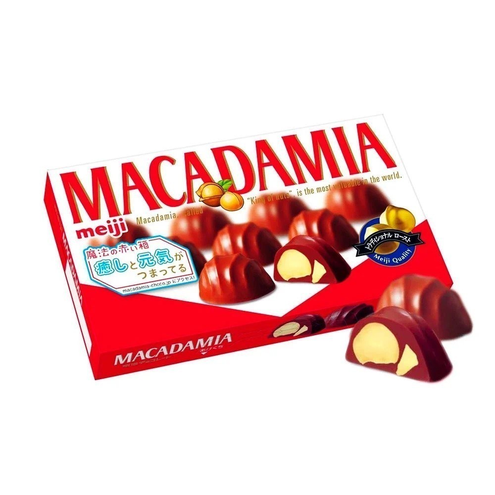 

MEIJI Macadamia Chocolate 64gram isi 9pcs asal Jepang