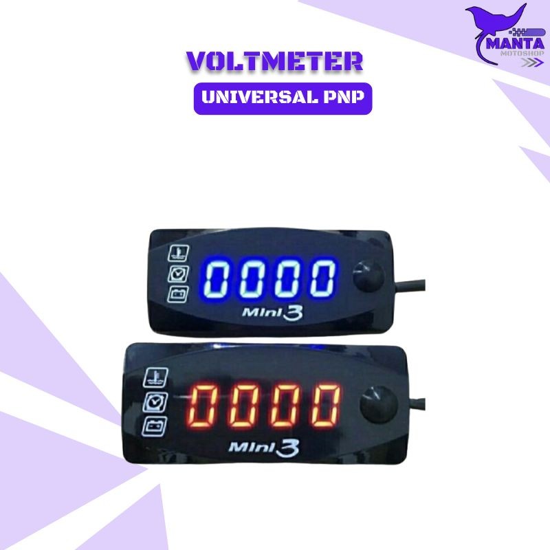 Promo voltmeter aki 3in1 3mode waterproof kualitas terjamin mantap MEREK NPS