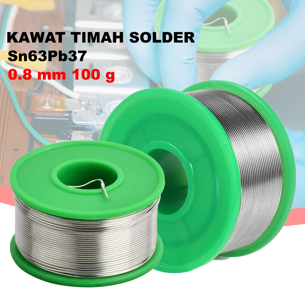 

- Daelesr Kawat Timah Solder Flux-Cored Tin Wire Sn63Pb37 100g - XIN27 -