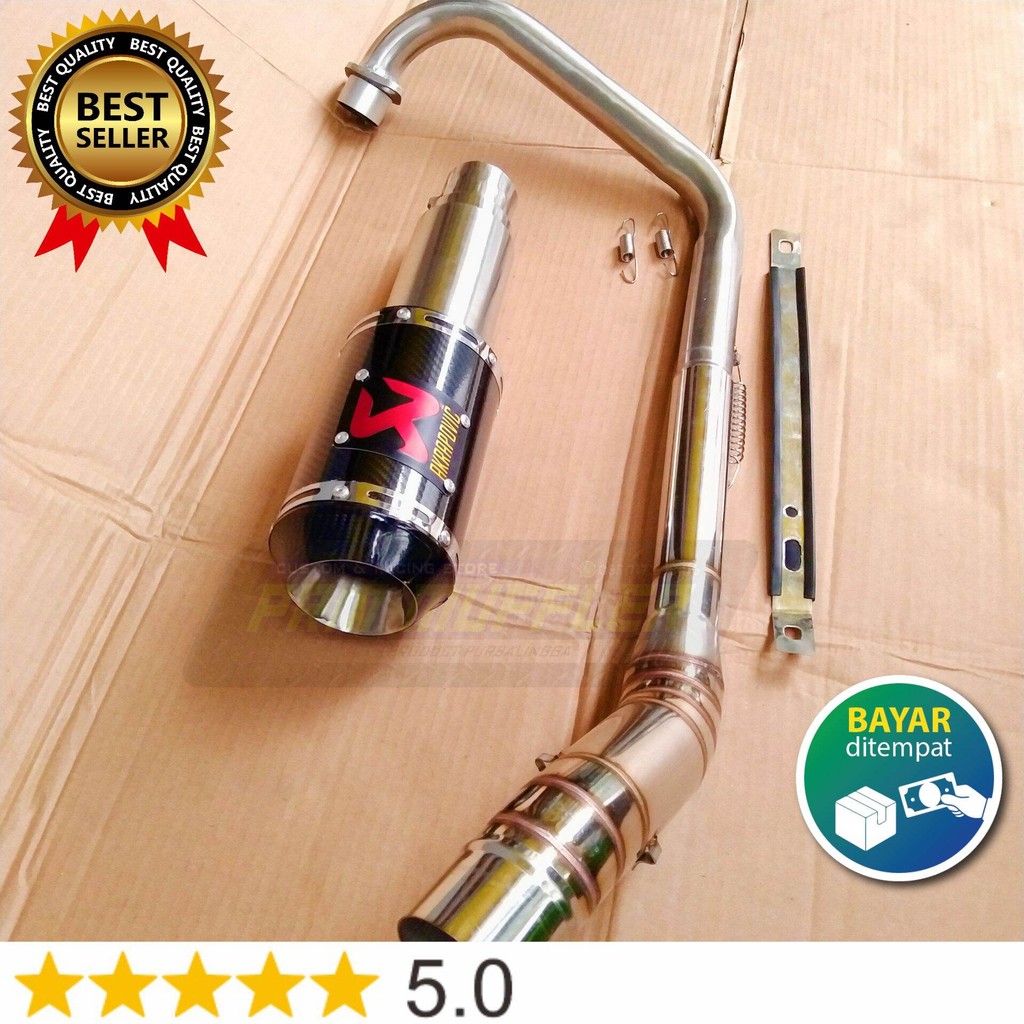 Knalpot racing akrapovic for vixion