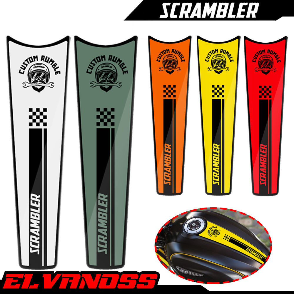 STIKER CUSTOM TANGKI MOTOR DUCATI SCRAMBLER CLASSIC