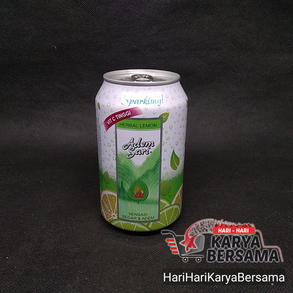 

MINUMAN PENYEGAR ADEM SARI HERBAL LEMON SPARKLING 320ML