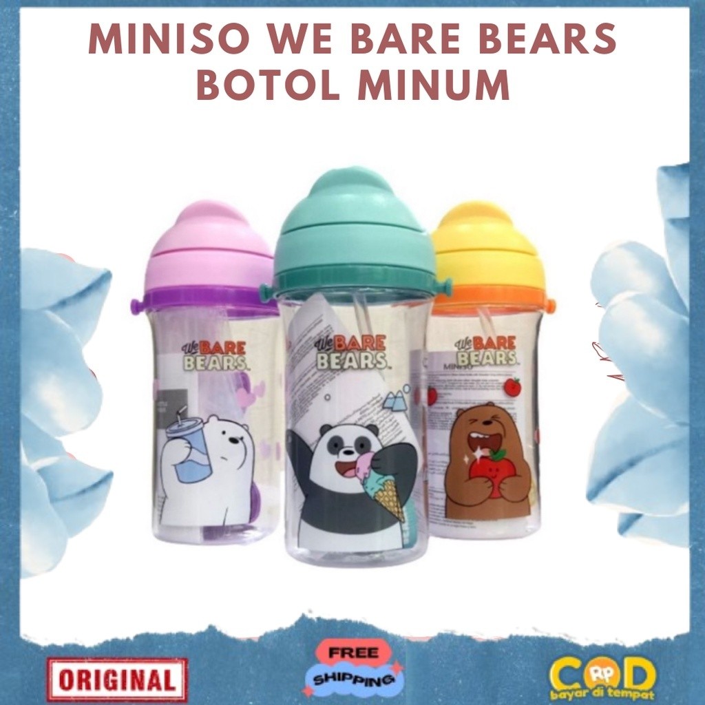 MINISO WE BARE BEARS BOTOL MINUM