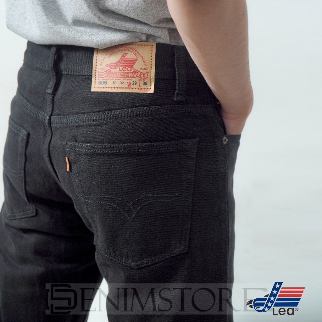 AY64ER PROMO CUCI GUDANG CELANA JEANS PRIA LEA STANDAR REGULER ORIGINAL DENIM PREMIUM 28 sampai 38