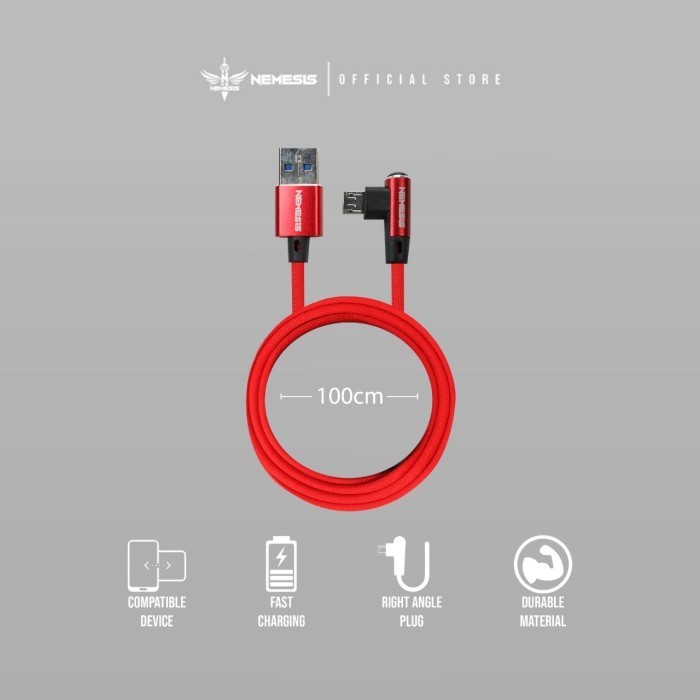 Nemesis Kabel Data Micro USB Fast Charging DM100