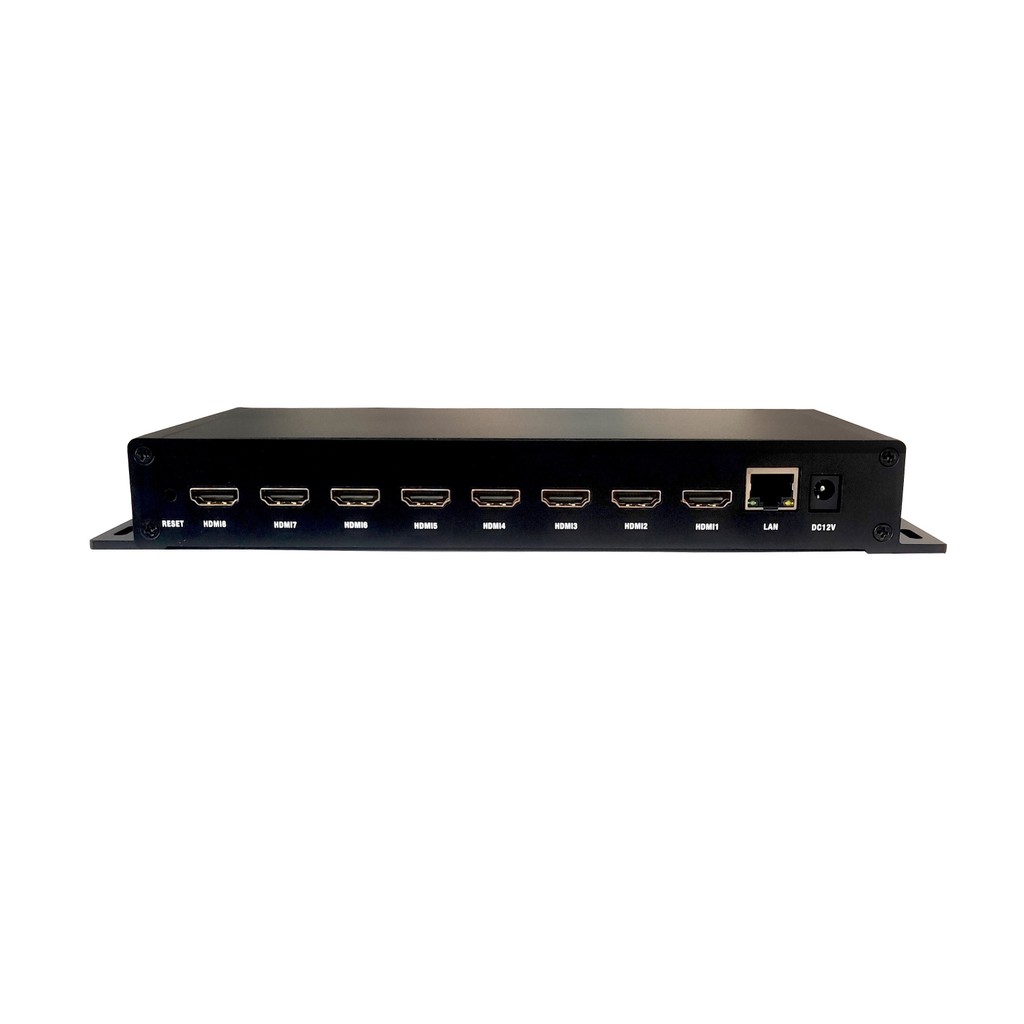 8-channel HDmi encoder HDMI to IP (http / rtmp / udp / rtsp / hls), H.264/H.265 network encoder, rea