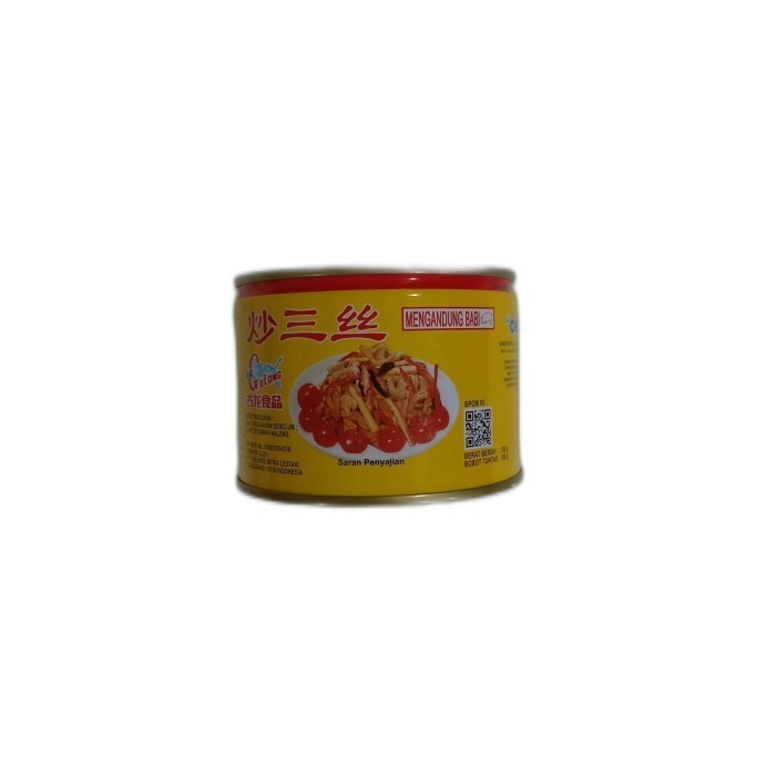 

gulong chaosansi 198 gram/gulong pork dengan bamboo kaleng non halal
