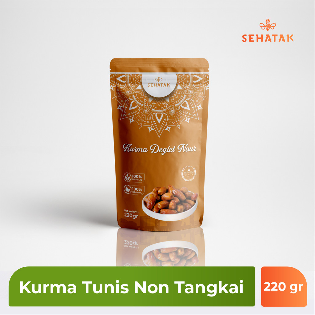 

Sehatak - Kurma Tunis Non Tangkai 220 gr - Deglet Nour Tunisia